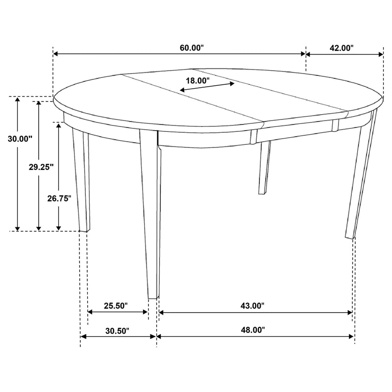 Gabriel 5 Pc Dining Set