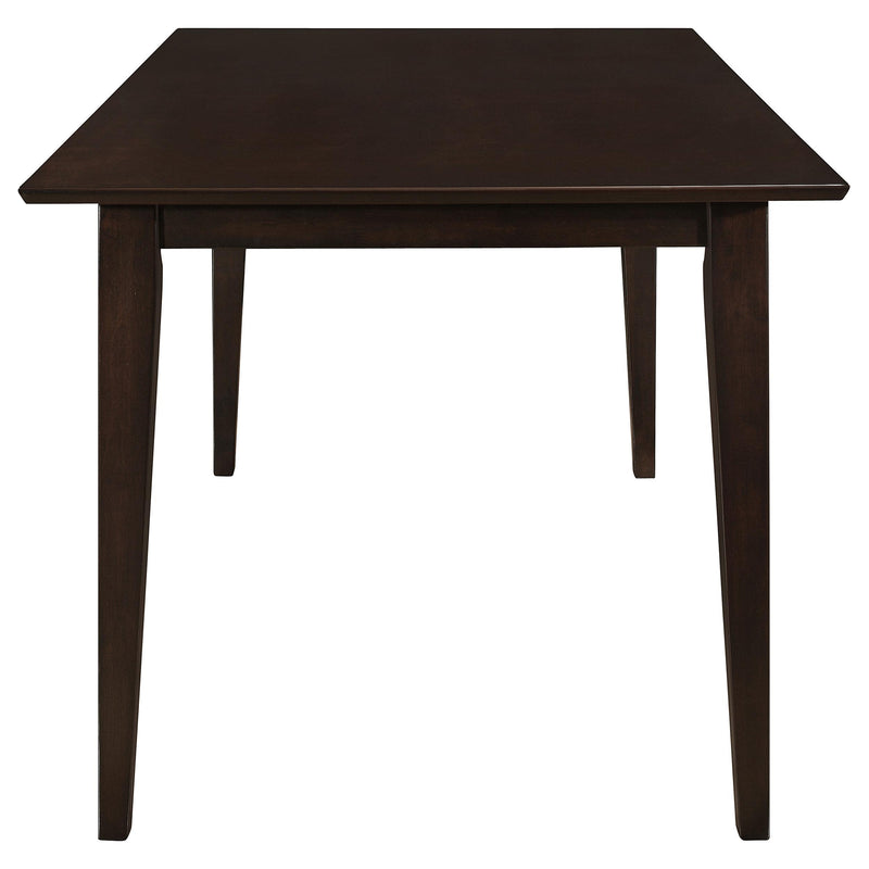 Gabriel 5-piece Rectangular 59-inch Closed Back Dining Set Cappuccino