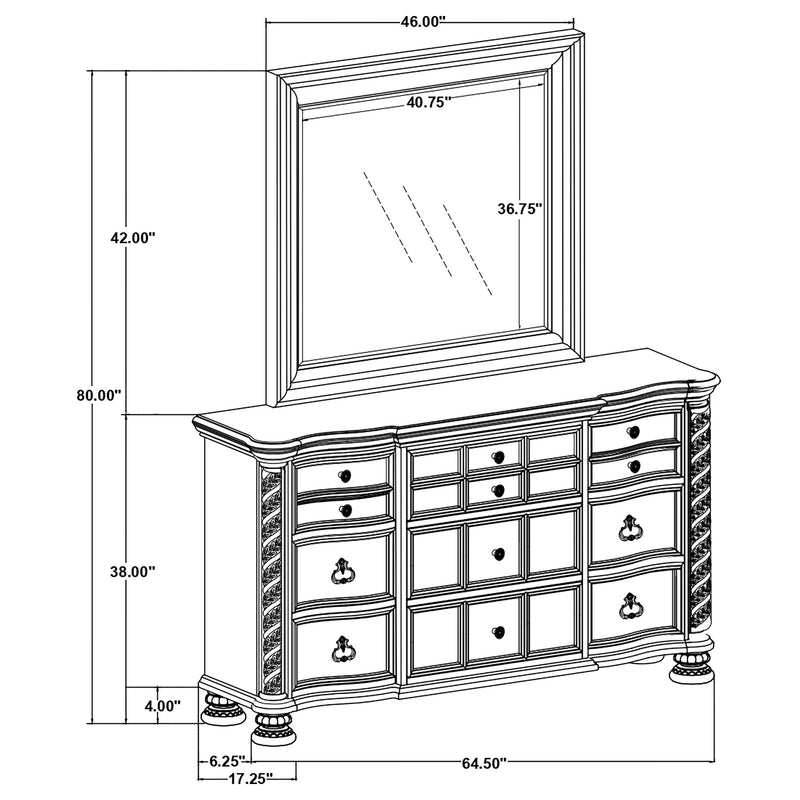 Emmett Dresser With Mirror