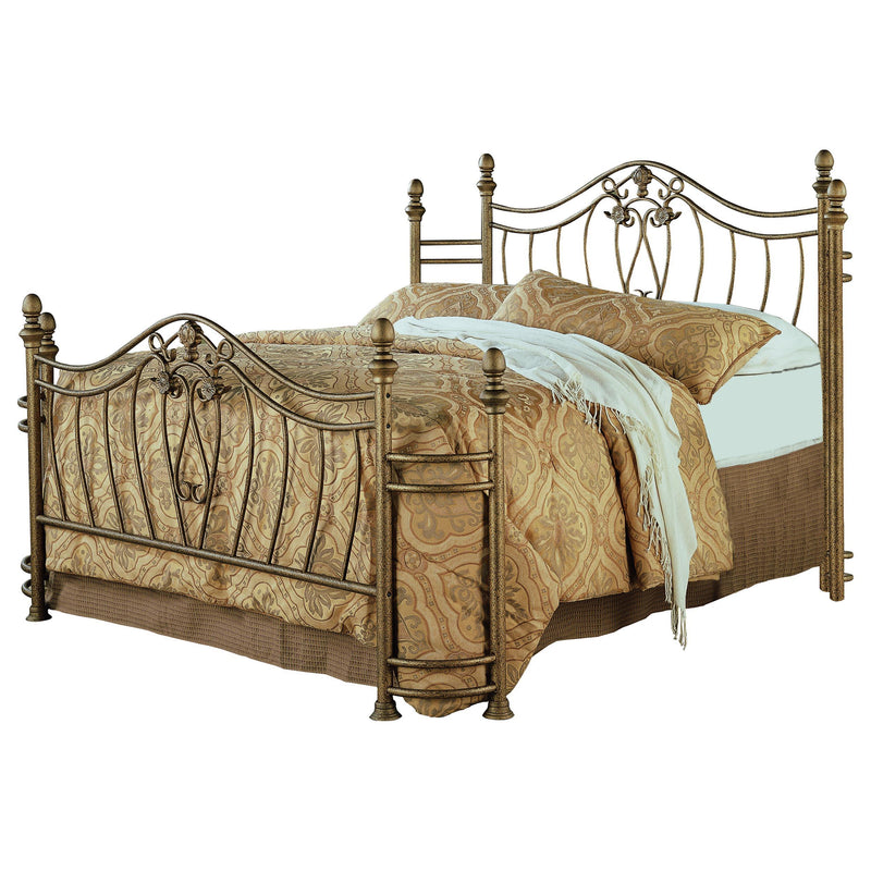 Sydney Eastern King Bed Antique Brushed Gold image