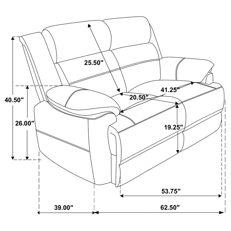 Ellington Stationary Loveseat