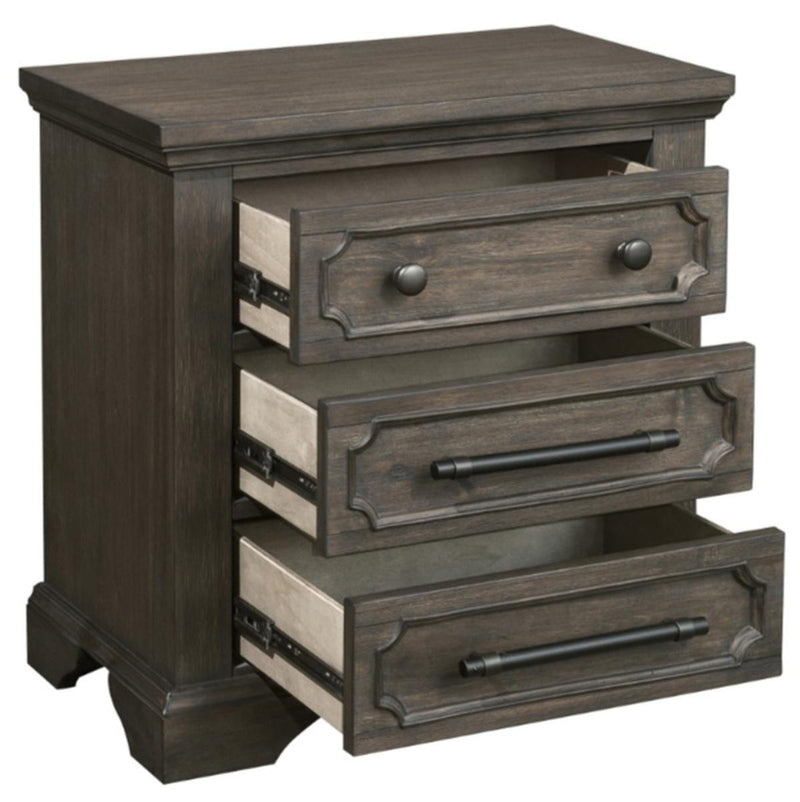 Taulon Nightstand in Dark Oak 5438-4