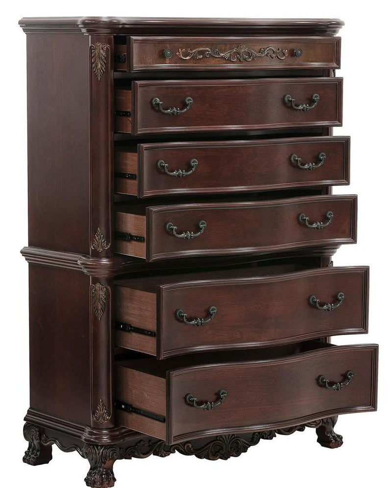 Deryn Park 6 Drawer Chest in Cherry 2243-9