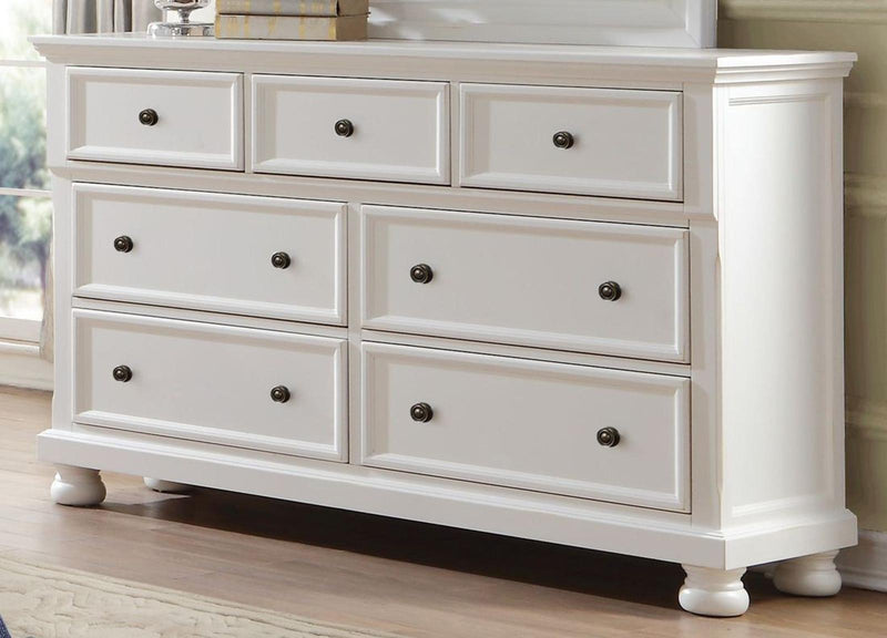 Laurelin 7 Drawer Dresser in White 1714W-5 image