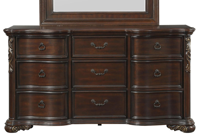 Royal Highlands 9 Drawer Dresser in Rich Cherry 1603-5 image