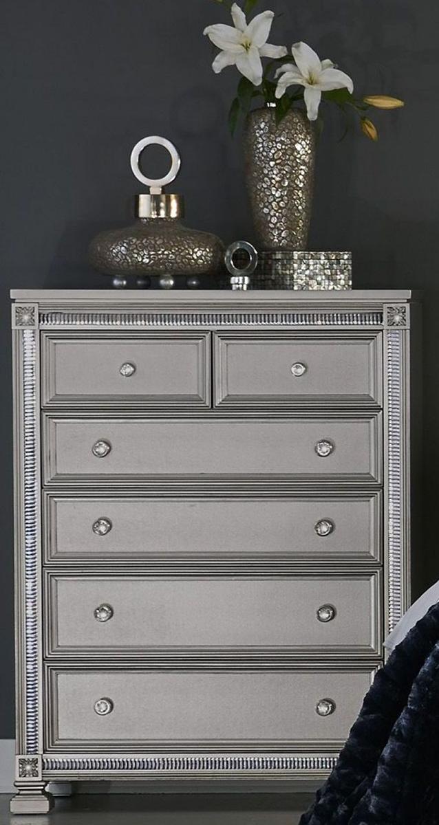 Bevelle 5 Drawer Chest in Silver 1958-9 image