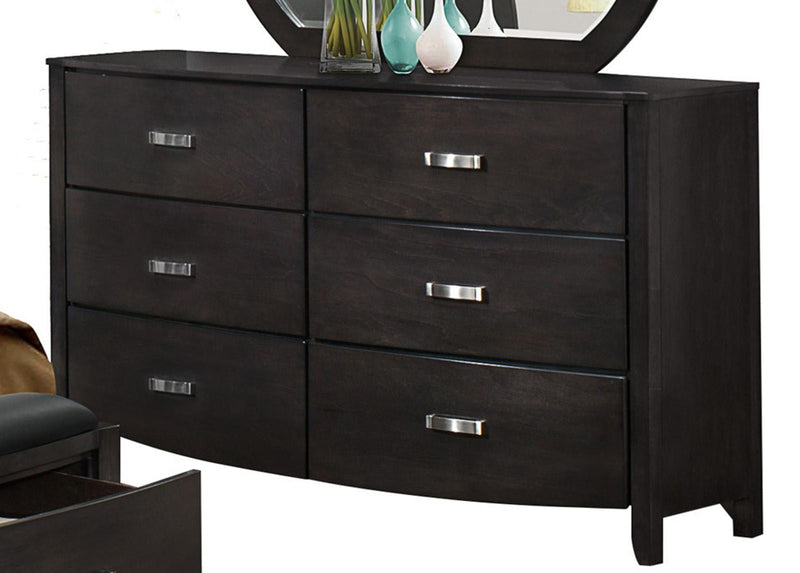 Lyric 6 Drawer Dresser in Brownish Gray 1737NGY-5 image