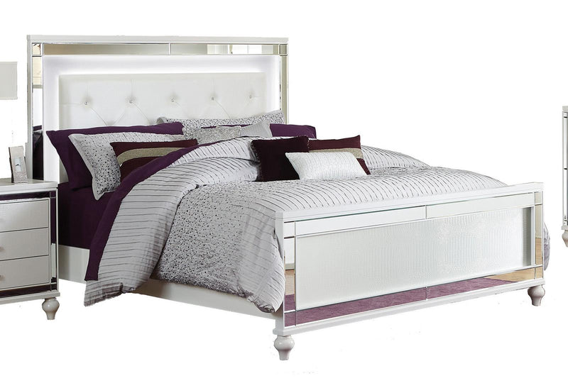 Alonza Queen LED Panel Bed 1845LED-1 image