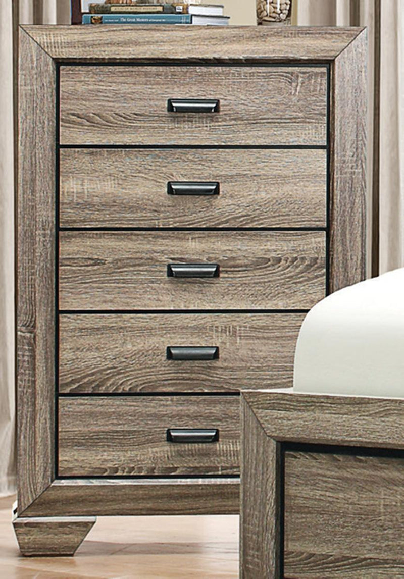 Beechnut 5 Drawer Chest in Natural 1904-9 image