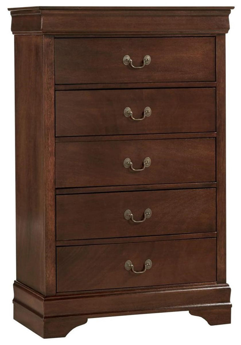 Mayville 5 Drawer Chest in Brown Cherry 2147-9 image