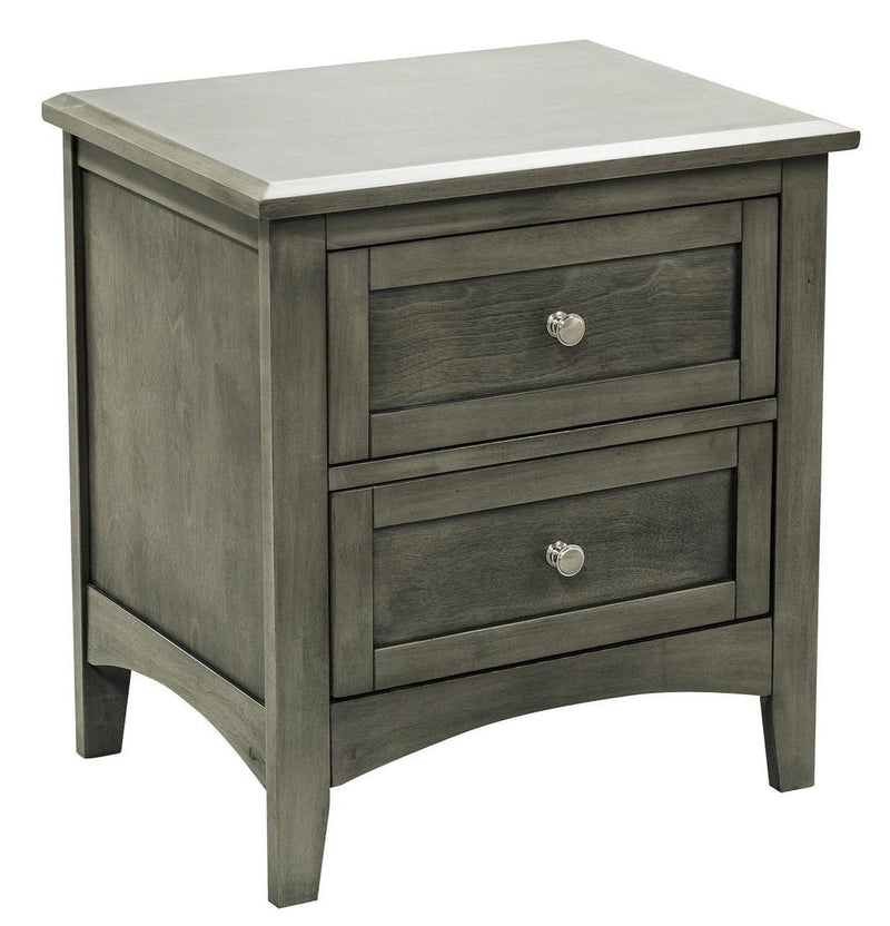 Garcia 2 Drawer Nightstand in Gray 2046-4 image