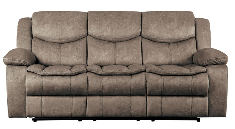 Bastrop Double Reclining Sofa in Brown 8230FBR-3 image