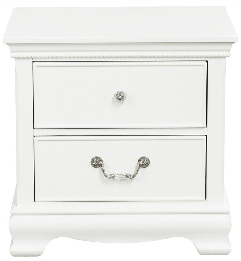 Lucida 2 Drawer Nightstand in White 2039W-4 image