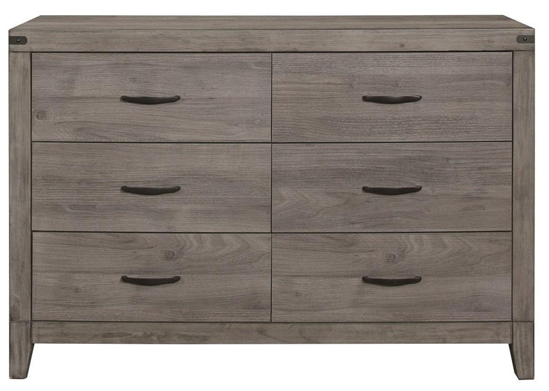 Woodrow 6 Drawer Dresser in Gray 2042-5 image