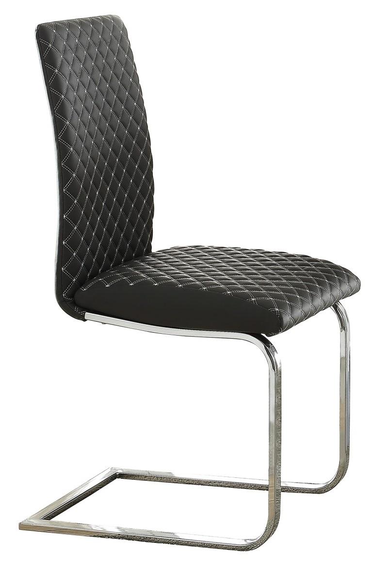 Yannis Side Chair in Chrome Metal  (Set of 2) image