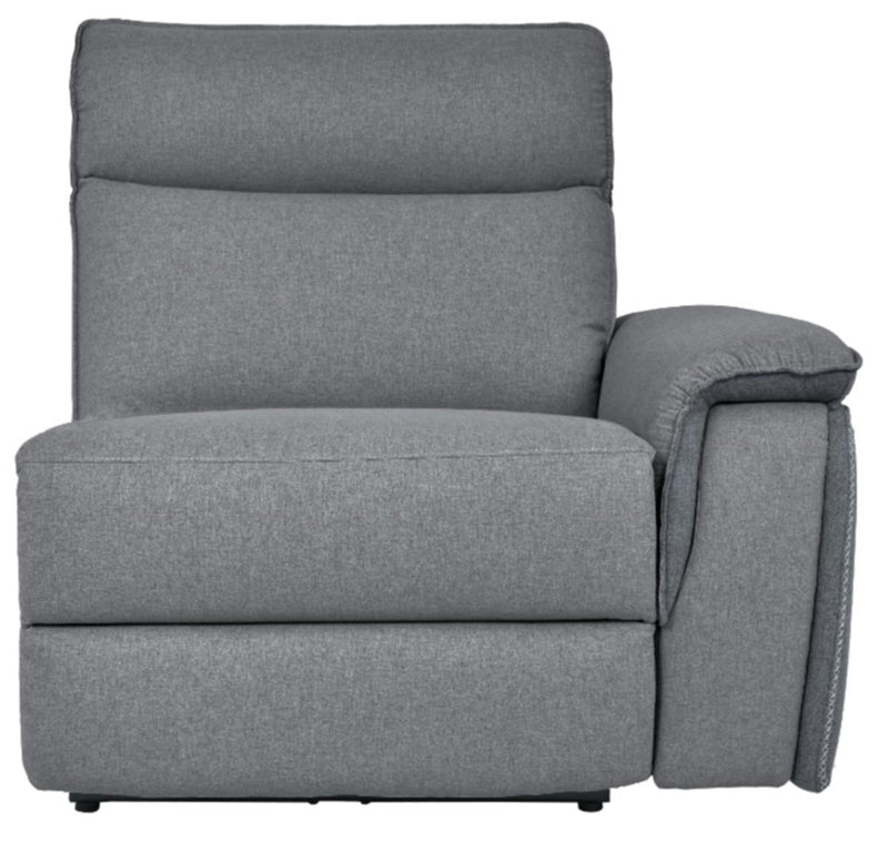 Maroni Power RSF Reclining Chair with Power Headrest and USB Port in Dark Gray/Light Gray 8259-RRPWH image