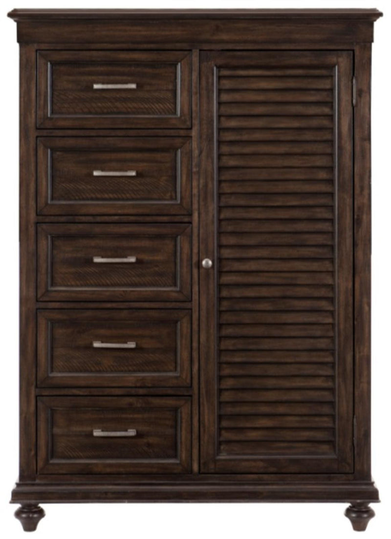 Cardona Wardrobe Chest in Driftwood Charcoal 1689-10 image