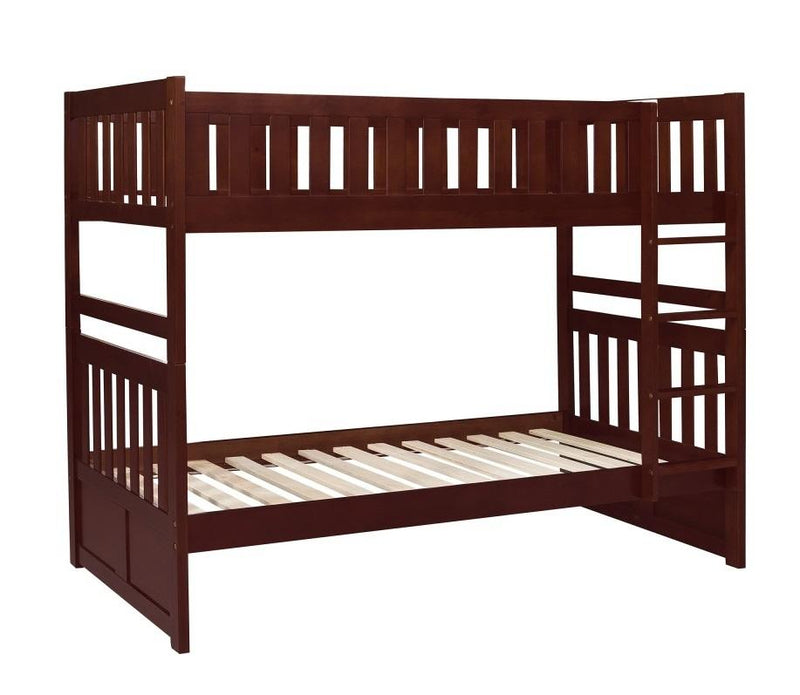 Rowe Twin/Twin Bunk Bed in Dark Cherry B2013DC-1* image