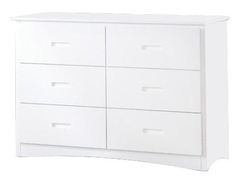 Galen 6 Drawer Dresser in White B2053W-5 image