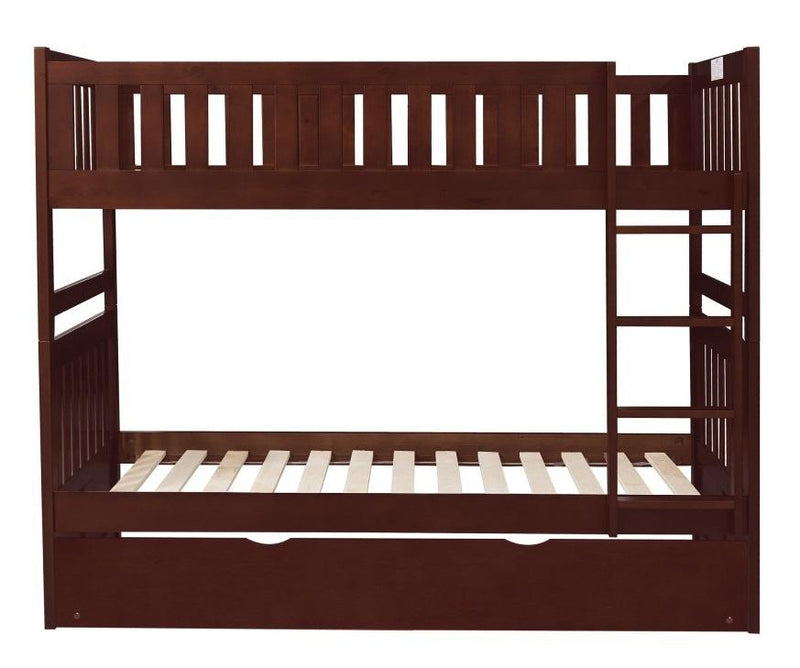 Rowe Twin/Twin Bunk Bed w/ Twin Trundle Bed in Dark Cherry B2013DC-1*R image