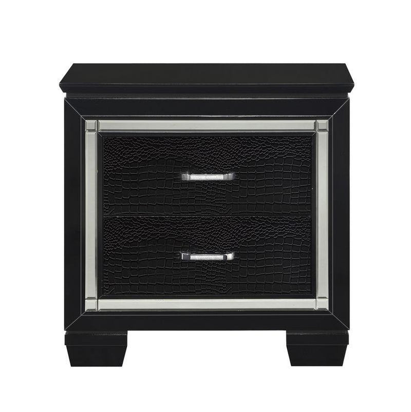 Allura Nightstand in Black 1916BK-4 image