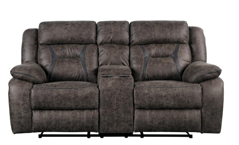 Madrona Double Reclining Loveseat in Dark Brown 9989DB-2 image