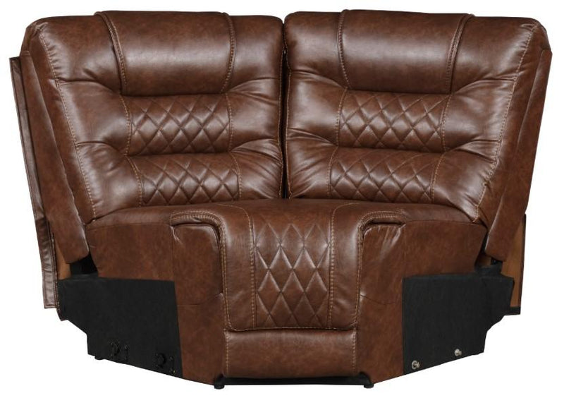 Putnam Corner Seat in Brown 9405BR-CR image