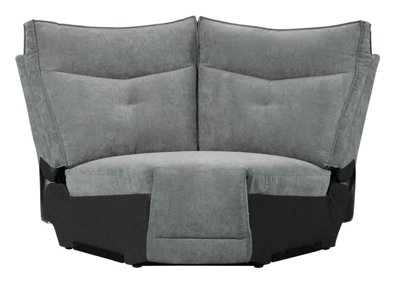 Tesoro Corner Seat in Dark Gray 9509DG-CR image