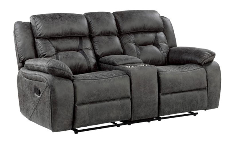 Madrona Hill Double Reclining Loveseat in Gray 9989GY-2 image