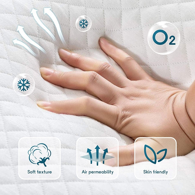Artemisia 6" Memory Foam Mattress White